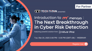 [PARTNER ONLY WEBINAR] Introduction to Menaya: The Next Breakthrough in Cyber Risk Detection